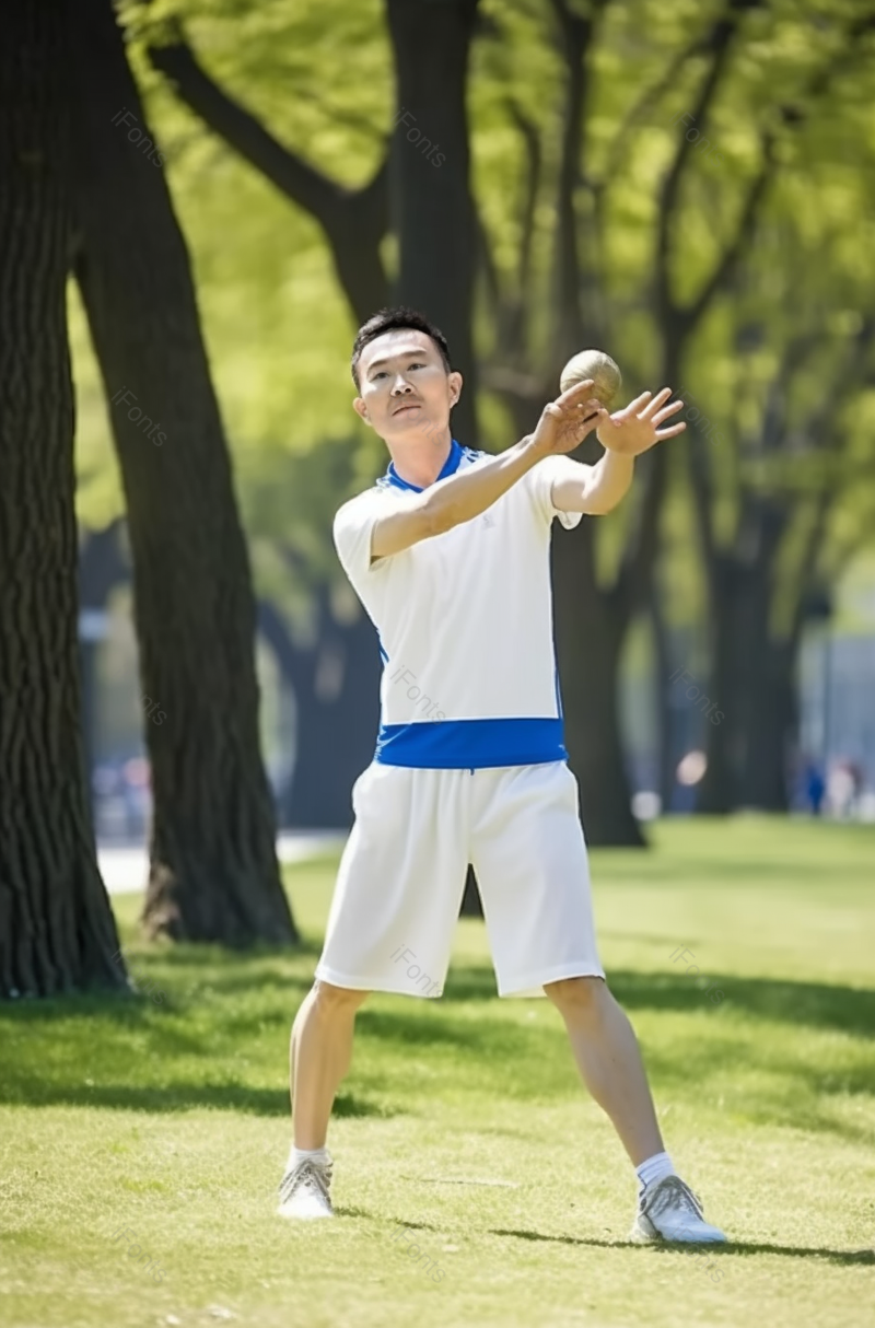 年轻男子在公园锻炼摄影图,高清,摄影图,摄影图片,图片大全,摄影图免费下载